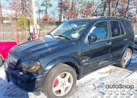 2001 Mercedes-Benz Ml 55 Amg from USA, damaged, VIN 4JGAB74E71A255572